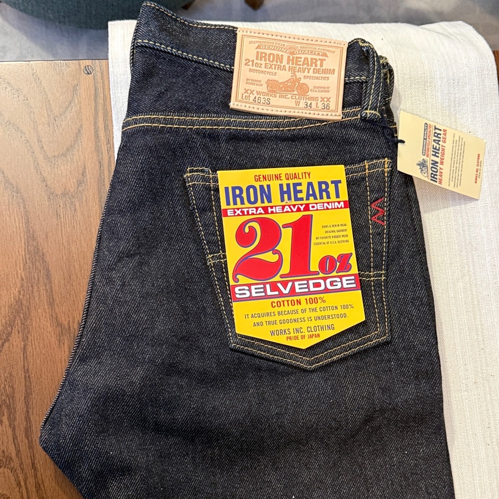 Iron heart 463s new with tags very hard to find